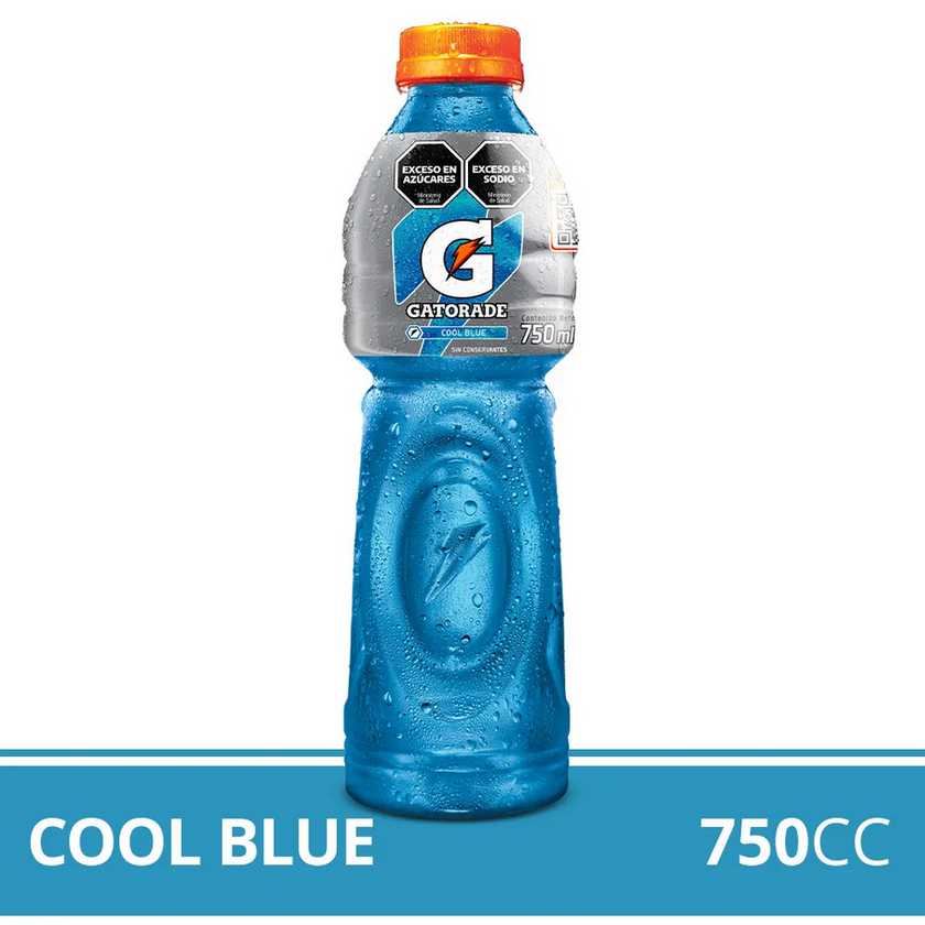 Gatorade Cool Blue Isotonic Drink Alcohol-Free, 750 ml