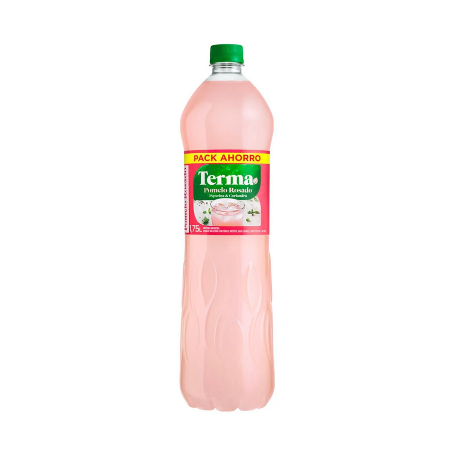 Terma Pink Grapefruit Drink Bitter Alcohol-Free, 1.75 l