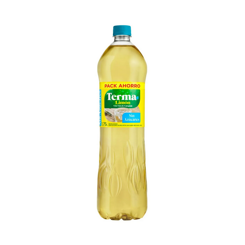 Terma Lemon Sugar-Free Drink Bitter Alcohol-Free, 1.75 l