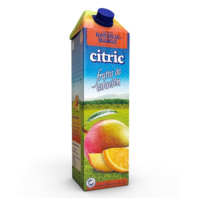 Citric Orange and Mango Juice with Seasonal Fruits Alcohol-Free, 1 l