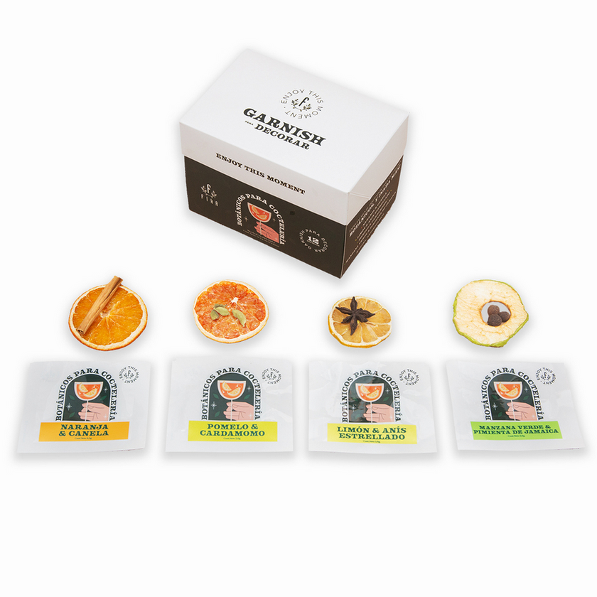 Fika Premium Cocktail Garnish Set – 12 Sachets for Elevated Drink Presentation