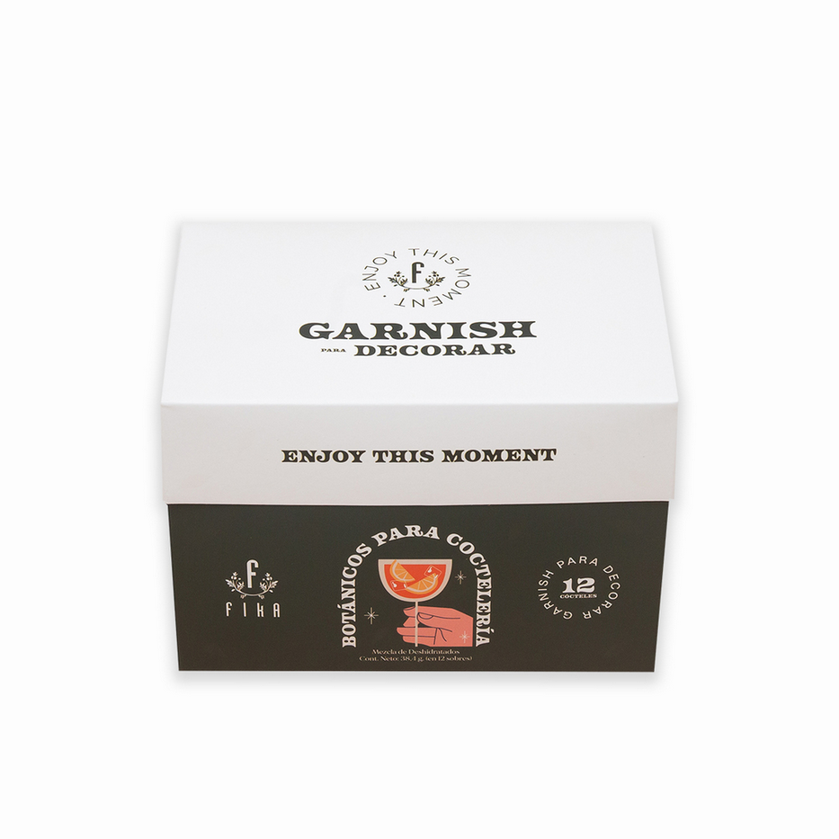 Fika Premium Cocktail Garnish Set – 12 Sachets for Elevated Drink Presentation