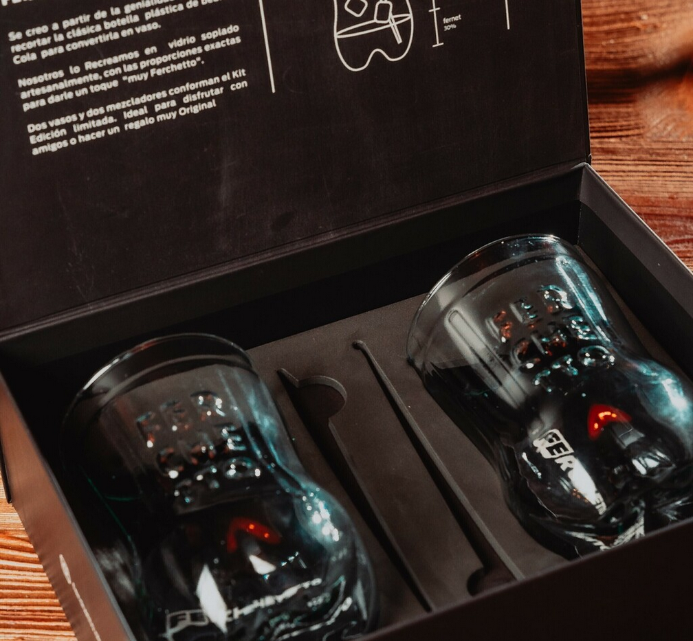 Ferchetto Fernet Glass Premium Box – The Perfect Pair of Premium Glasses for an Unmatched Fernet Experience