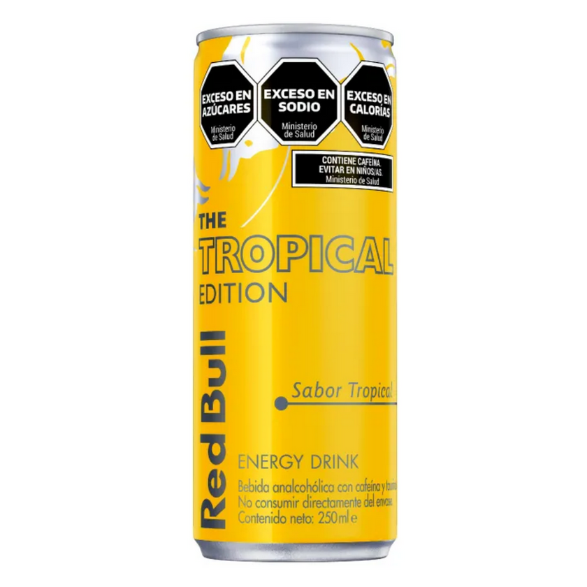 Red Bull Energy Drink Tropical Edition - Alcohol Free, 250 ml