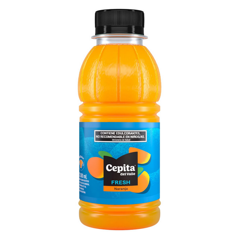 Cepita del Valle Fresh Orange Flavor Juice in Bottle - Alcohol Free, 300 ml