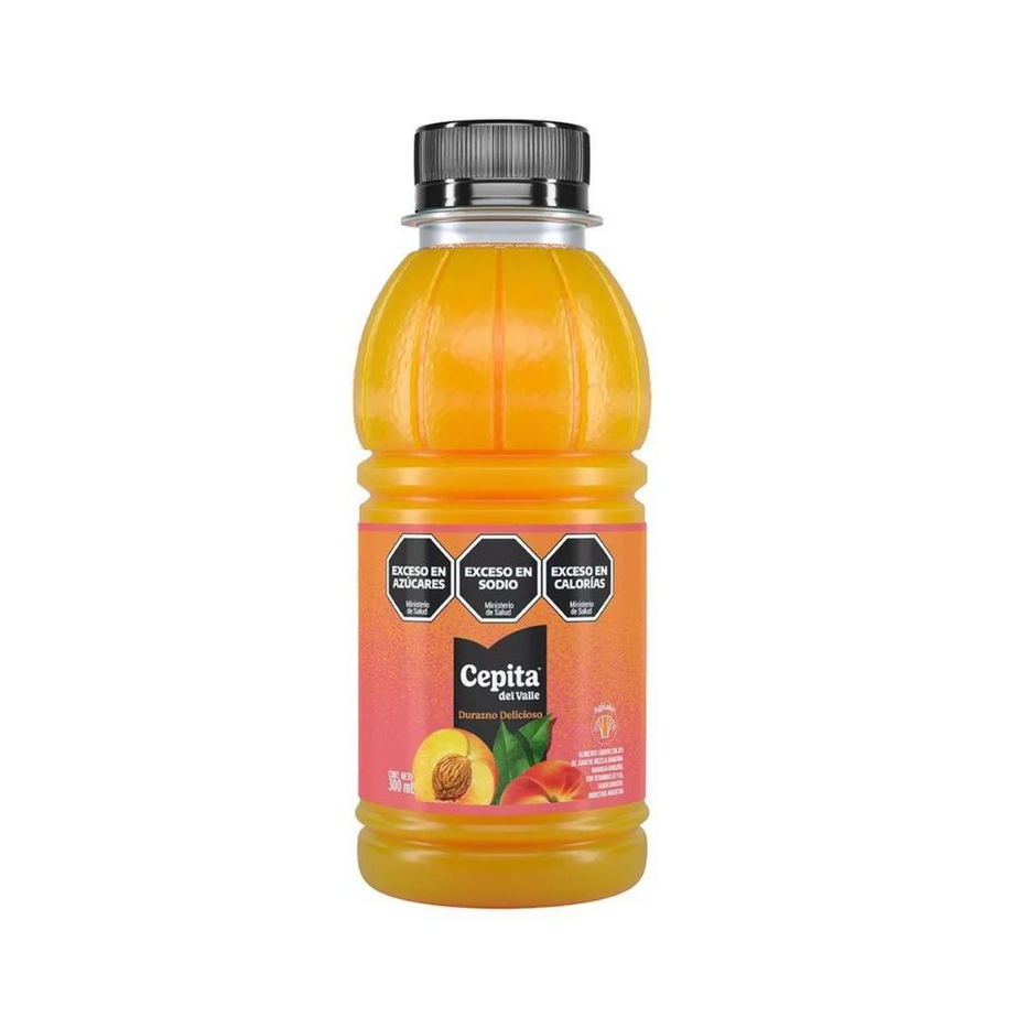 Cepita del Valle Delicious Peach Flavor Juice in Bottle - Alcohol Free, 300 ml