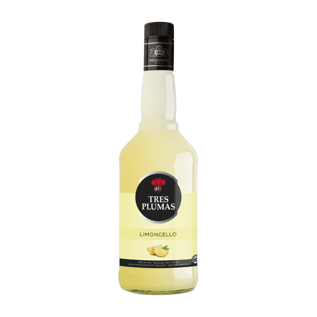 Tres Plumas Limoncello Fruit Liquor, 700 ml