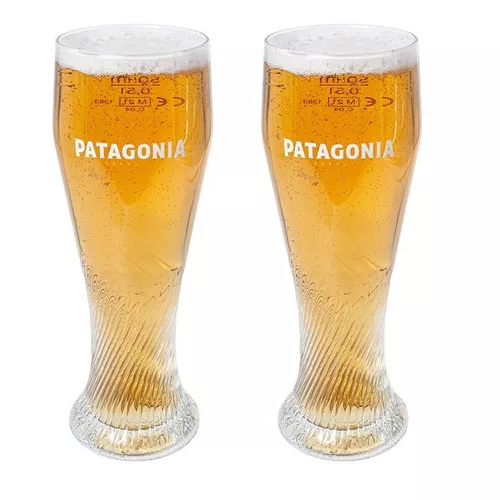 Patagonia Riegsee Beer Glass Set – Sophisticated 500 ml Curved Design