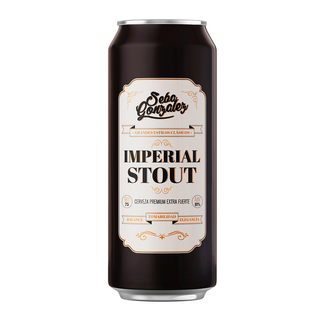 Seba González Imperial Stout Premium Beer, 473 ml