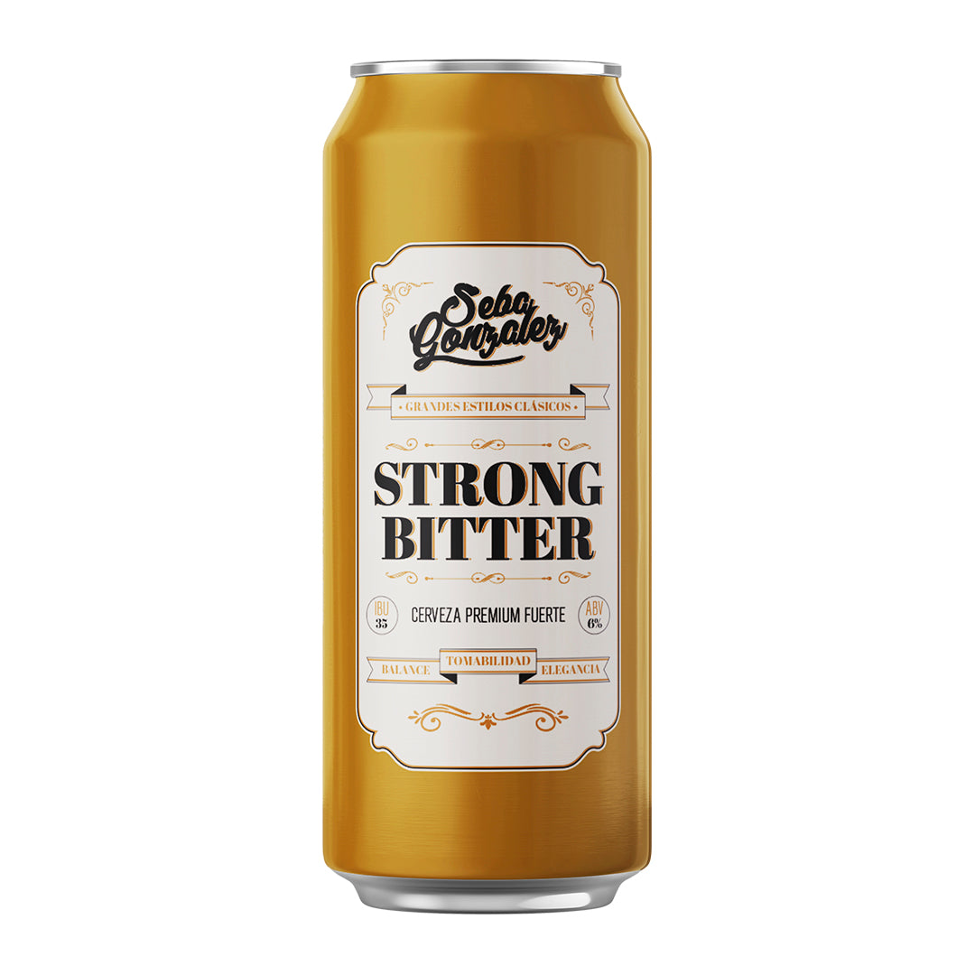 Seba González Strong Bitter Premium Beer, 473 ml