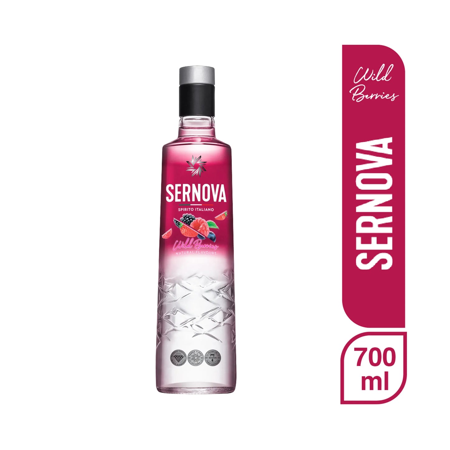 Sernova Vodka Wild Berries Natural Flavours, 700 ml