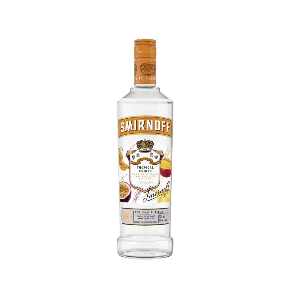 Smirnoff Vodka Tropical Fruits Flavor, 700 ml