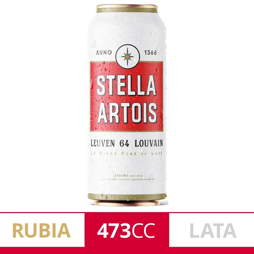 Stella Artois Lager Beer, 473 ml