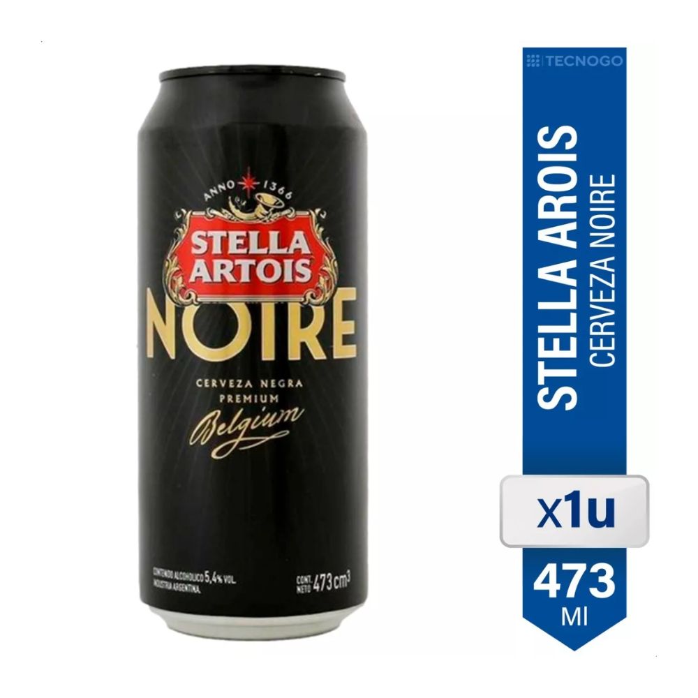 Stella Artois Noire Schwarzbier Premium Beer, 473 ml