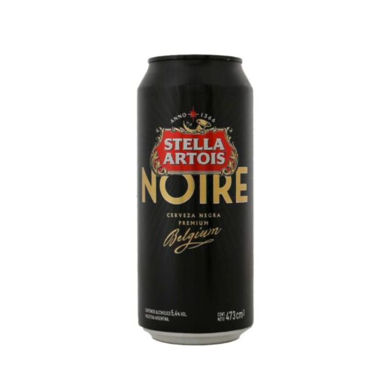 Stella Artois Noire Schwarzbier Premium Beer, 473 ml