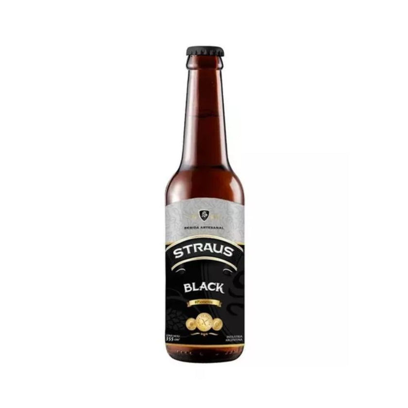 Straus Craft Gluten-Free Alcohol-Free Beer Black, 355 ml