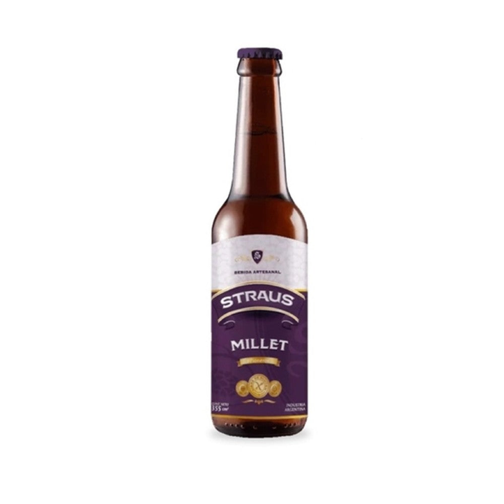 Straus Craft Gluten-Free Beer Millet, 355 ml