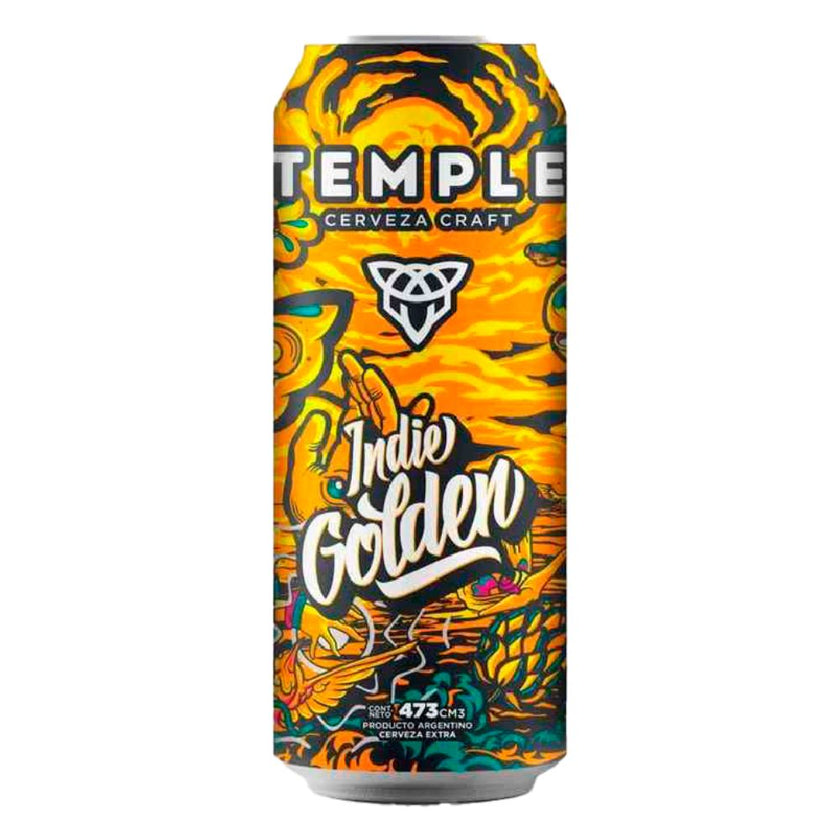 Temple Indie Golden Craft Beer, 473 ml