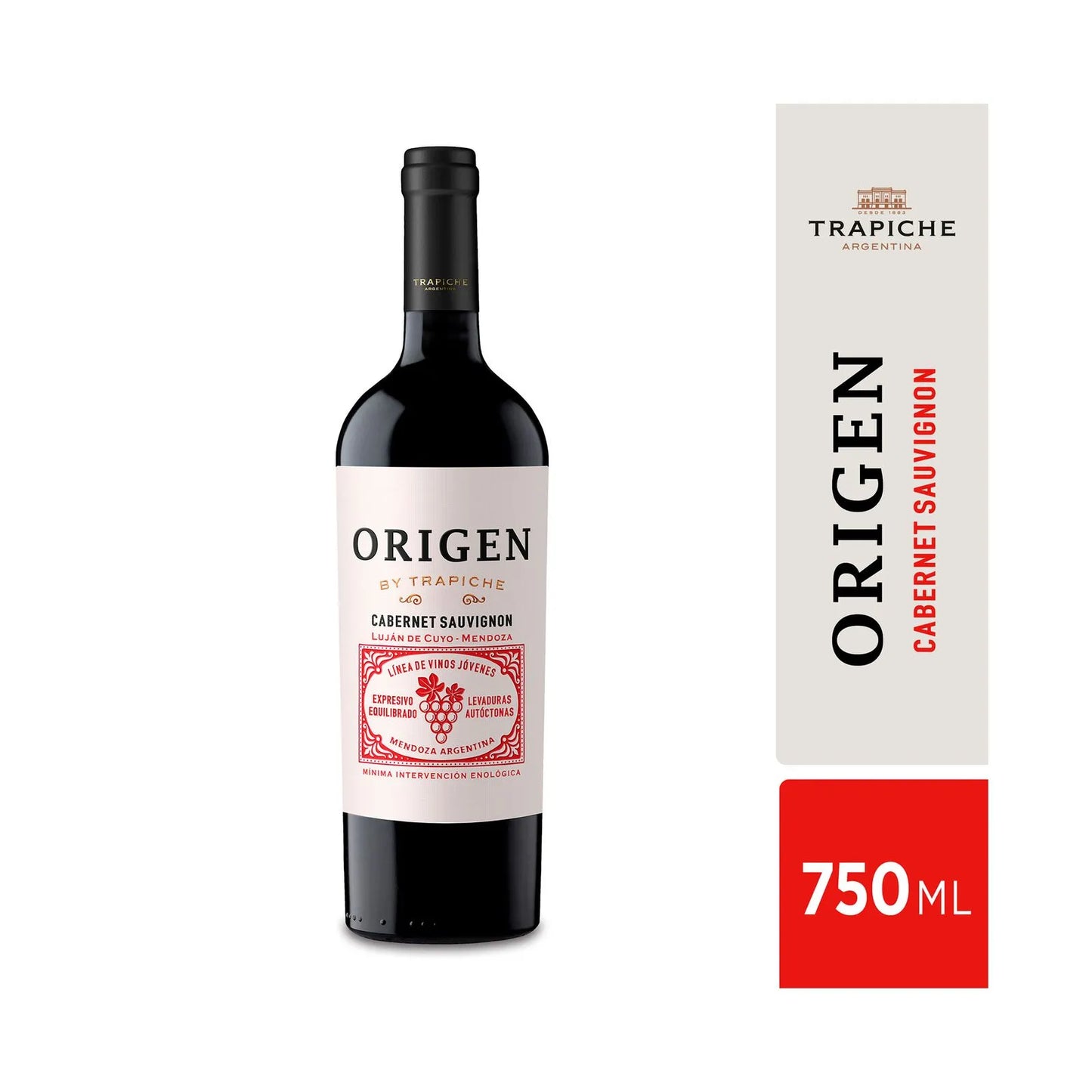 Vino Trapiche Origen Cabernet Sauvignon, 750 ml