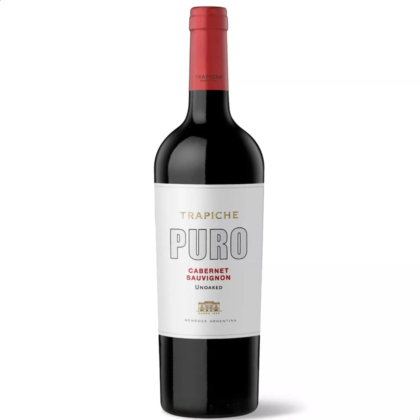 Vino Trapiche Puro Cabernet Sauvignon sin crianza, 750 ml